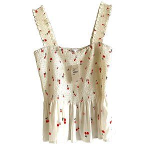*NEW WITH TAGS* Smocked tank Size L